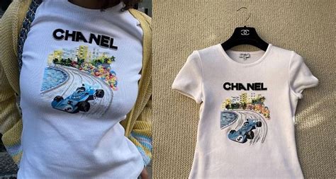 chanel f1 shirt dupe|chanel's formula 1 shirts.